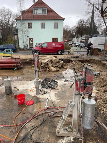 Kernbohrung Beton für architektonische Umgestaltungen