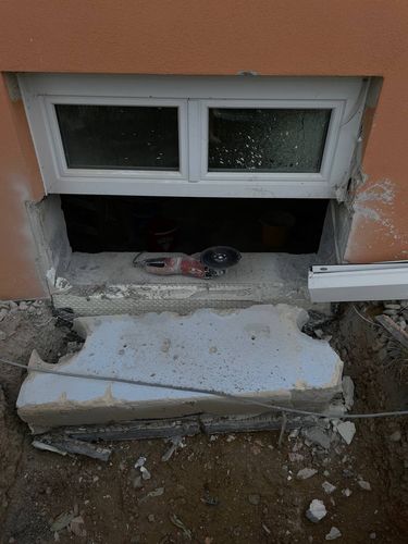 Kernbohrung in der Nähe für Sanitär- und Elektroinstallationen